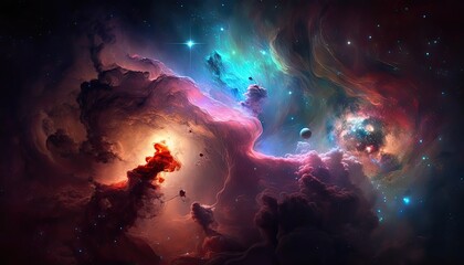 Obraz na płótnie Canvas Galactic Nebula