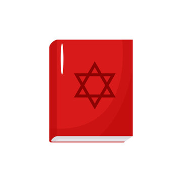 red book with star of david clip art preview