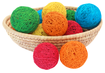 Decorative hollow thread rolls