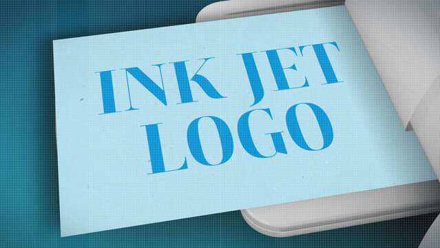 Ink Jet Printer Logo Reveal