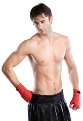 Fototapeta premium Male Boxer , Kickboxer