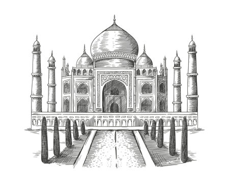Taj Mahal pencil shading by hakeshkirubakaran on DeviantArt