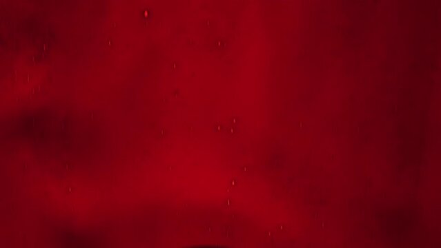 Streaks of blood pouring on a white surface
