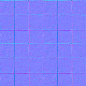 Normal Textures - Seamless Pattern of terracotta floor