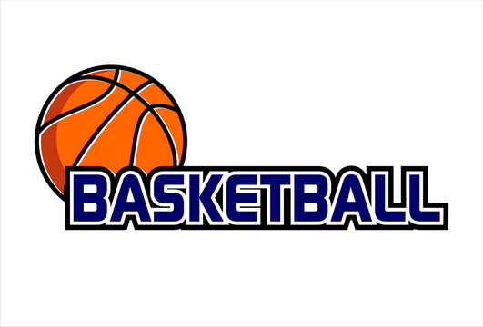 Basketball logo design template vector