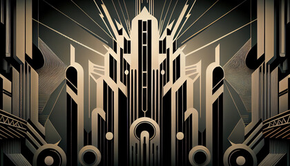luxury art deco background © neirfy