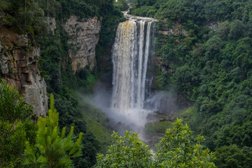 Karkloof waterfall in midlands meander KZN