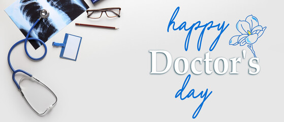 Greeting card for National Doctors Day