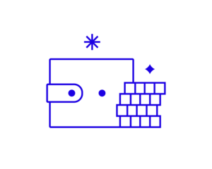 Isolated Geometric concept of wallet vector illustration in a flat style for website, mobile app, banner, ui ux design, web design, business, marketing, landing page, web development
