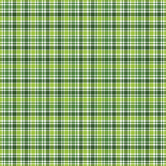 Vibrant Plaid Seamless Pattern - Colorful and bright repeating pattern design