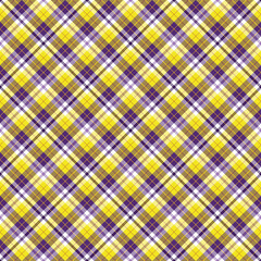 Vibrant Plaid Seamless Pattern - Colorful and bright repeating pattern design
