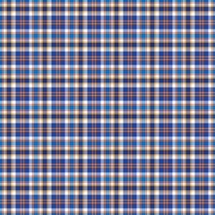 Vibrant Plaid Seamless Pattern - Colorful and bright repeating pattern design