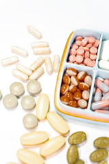 Medical industry, medical insurance and social security pension concept map