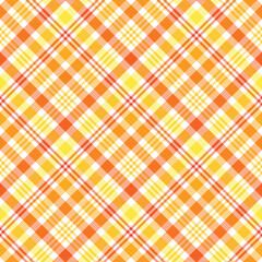 Vibrant Plaid Seamless Pattern - Colorful and bright repeating pattern design
