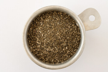 Kelp Granules in a Measuring Cup