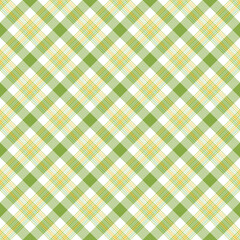 Pastel Plaid Seamless Pattern - Colorful and bright repeating pattern design