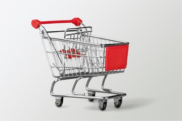 Classic shopping supermarket cart trolley