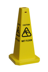 Polyurethane Yellow 24 Inch Safety Open Top With Moulded-in Slots With Holes For Plastic Chain...