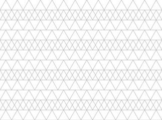 pattern of seamless triangle shape in the row with unlimited and infinity background.