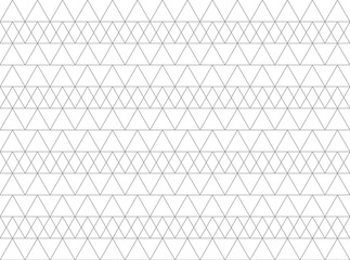 pattern of seamless triangle shape in the row with unlimited and infinity background.