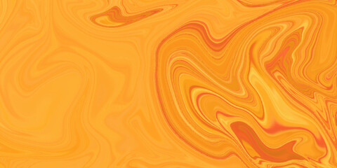 Fire flames on orange background with Luxurious colorful liquid marble surfaces design. Abstract color acrylic pours liquid marble surface design. Beautiful fluid abstract paint background.