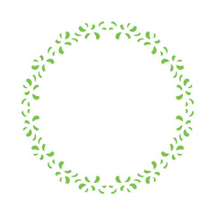 素材_フレーム_桜をモチーフにした春の飾り枠。シンプルで高級感のある囲みのデザイン。テキスト無し