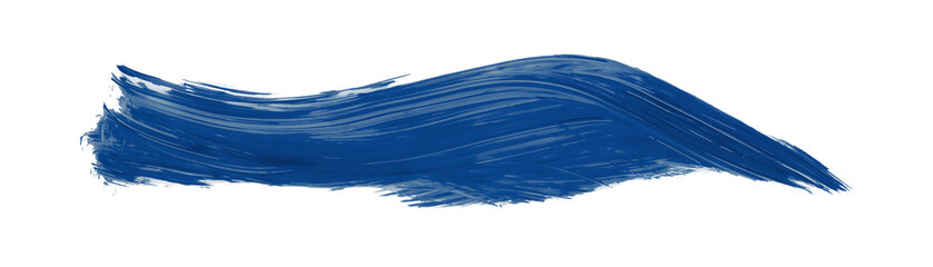 shiny blue brush isolated on transparent background blue watercolor png
