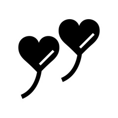 balloon icon or logo isolated sign symbol vector illustration - high quality black style vector icons