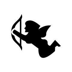 cupid icon or logo isolated sign symbol vector illustration - high quality black style vector icons