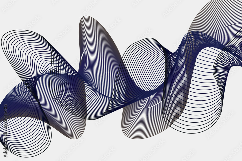 Poster dark blue light and black wave abstract background, suitable for landing page and computer desktop b
