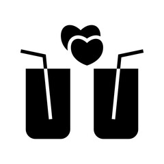 dating valentine icon or logo isolated sign symbol vector illustration - high quality black style vector icons