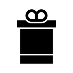 gift box icon or logo isolated sign symbol vector illustration - high quality black style vector icons