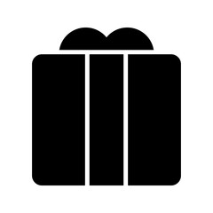 gift box icon or logo isolated sign symbol vector illustration - high quality black style vector icons