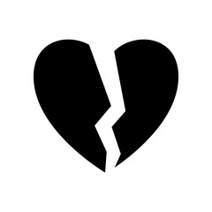 heartbreak icon or logo isolated sign symbol vector illustration - high quality black style vector icons