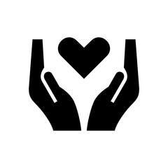 love hand icon or logo isolated sign symbol vector illustration - high quality black style vector icons
