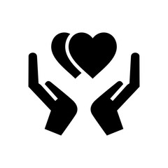 love hand icon or logo isolated sign symbol vector illustration - high quality black style vector icons
