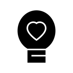 love idea icon or logo isolated sign symbol vector illustration - high quality black style vector icons
