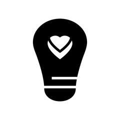 love idea icon or logo isolated sign symbol vector illustration - high quality black style vector icons