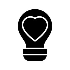 love idea icon or logo isolated sign symbol vector illustration - high quality black style vector icons