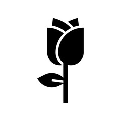 rose icon or logo isolated sign symbol vector illustration - high quality black style vector icons
