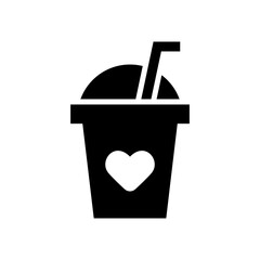 smoothie icon or logo isolated sign symbol vector illustration - high quality black style vector icons
