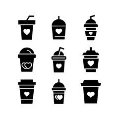 smoothie icon or logo isolated sign symbol vector illustration - high quality black style vector icons
