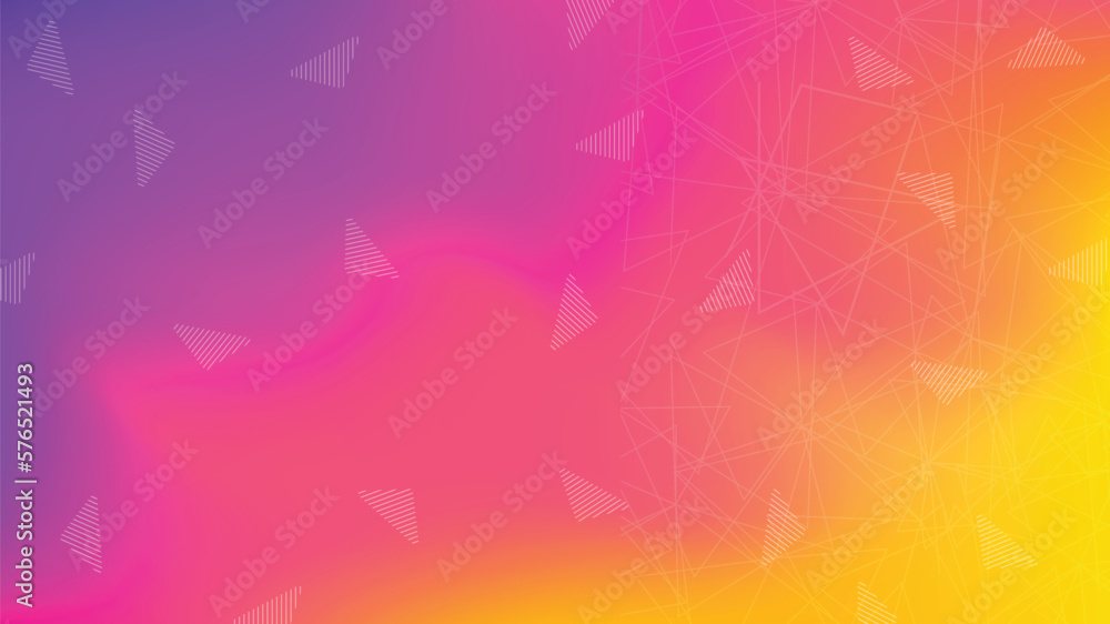 Poster abstract gradient mesh background in bright summer colors. colorful smooth. easy editable soft color