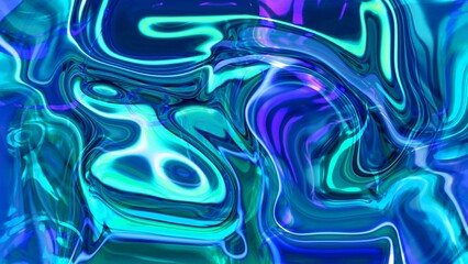 abstract colorful 4k Liquid Waves motion background