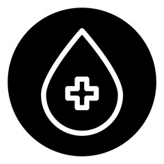 blood donor glyph icon
