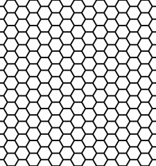 パターン素材　幾何模様　ヘックス　モノクロ