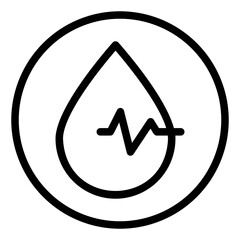 blood pressure line icon