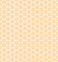 パターン素材　幾何模様　ヘックス　ライトオレンジ