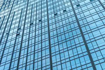 office building window close up.