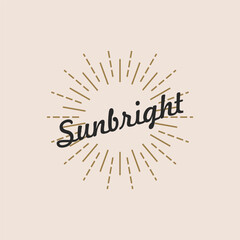 sunlight icon vector